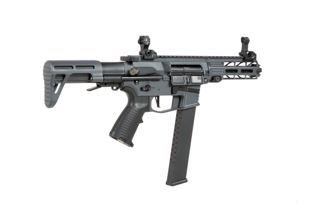 Nemesis X9 machinepistool replica - grijs