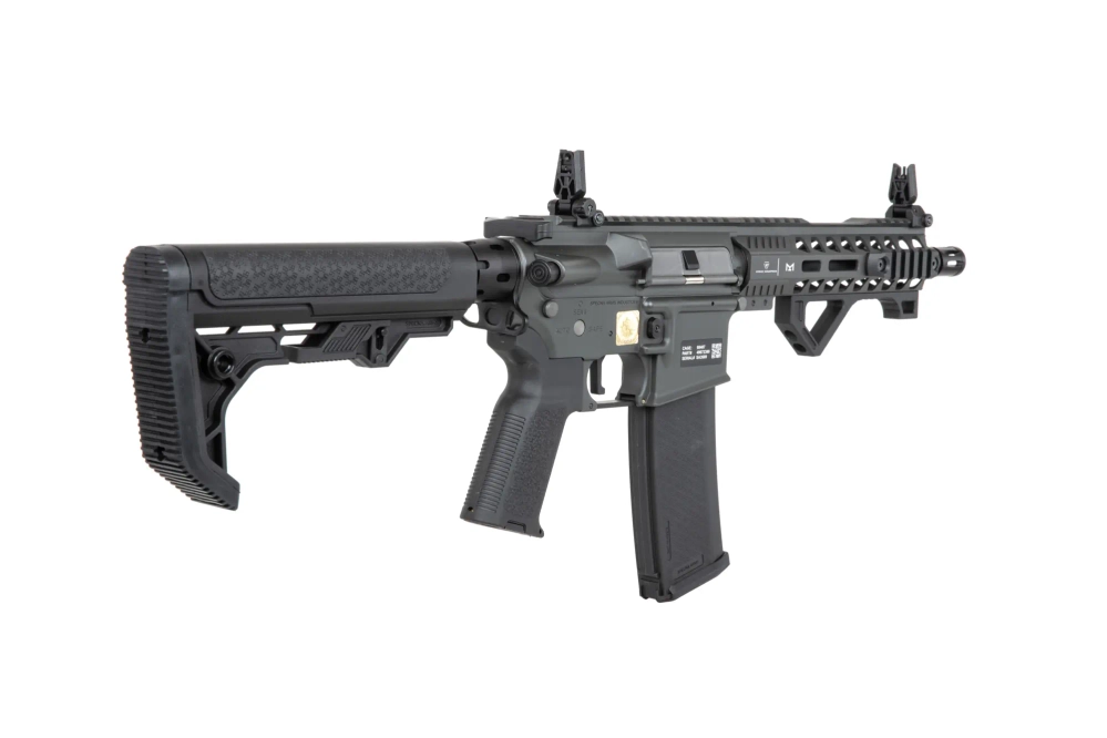 Airsoft geweer Specna Arms RRA SA-P17 Prime™ Light Ops Stock Kestrel™ ETU met brushless motor Grijs