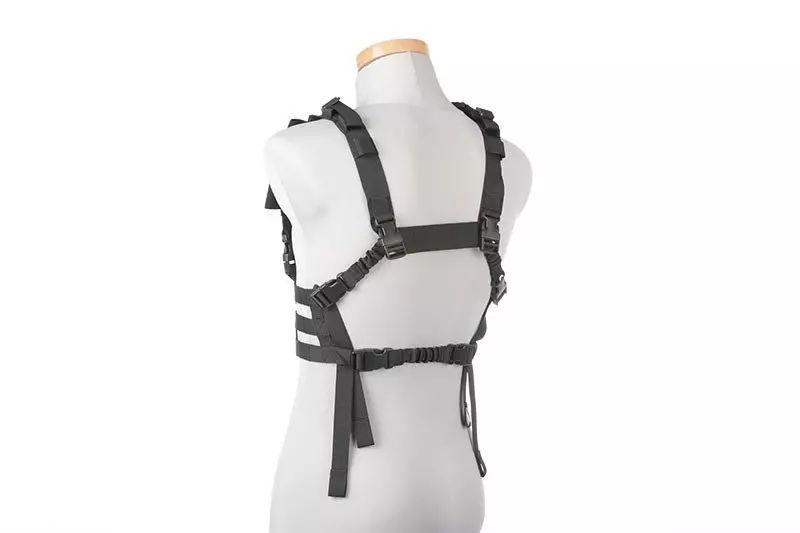 Kamizelka taktyczna Chest Rig typu Low Profile - Czarna