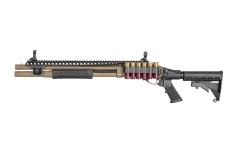 8874 fusil airsoft à pompe - demi-blanc (OUTLET)