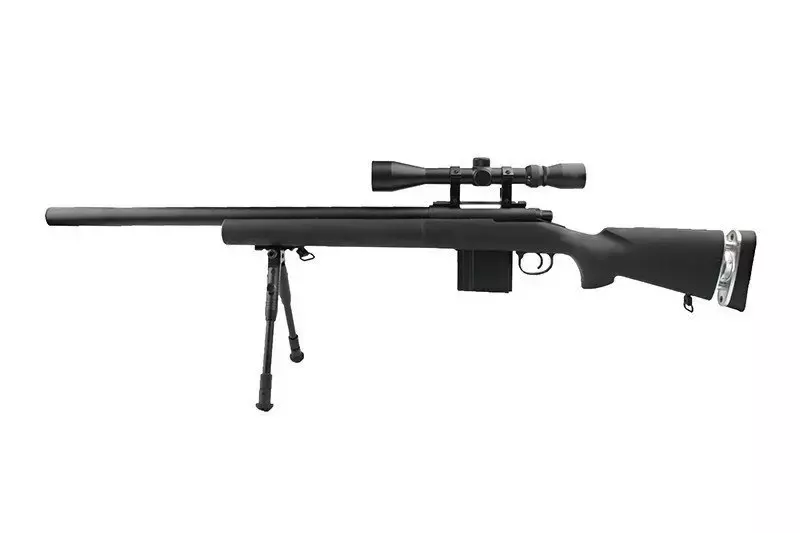 Fusil de airsoft rifle de francotirador MB4404D - con mira y bípode