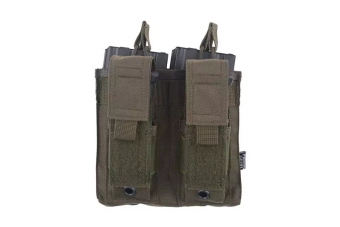 Double Open Top 2+2 Pouch - Olive Drab