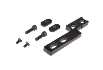 Aluminum front flashlight mount