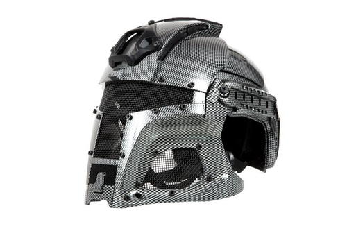 Replika hełmu Warrior - Carbon