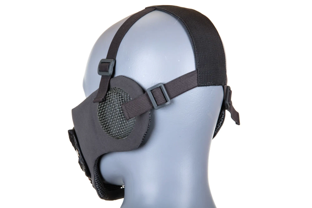 Maska Stalker EVO PLUS Fangs Ear Protection Szary