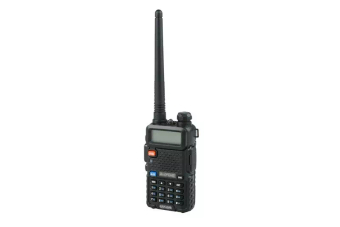Baofeng UV-5R radio de mano de dos canales - batería corta (VHF / UHF)