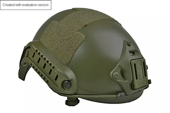 X-Shield FAST MH helmet replica - olive