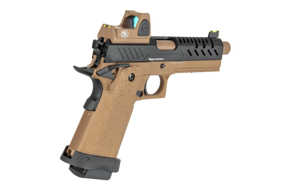 Vorsk Hi-Capa 4.3 BDS Pistol Replica - Black/Tan