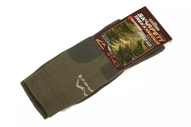 Chaussettes de trekking multi-saisons (41-43) - vert olive