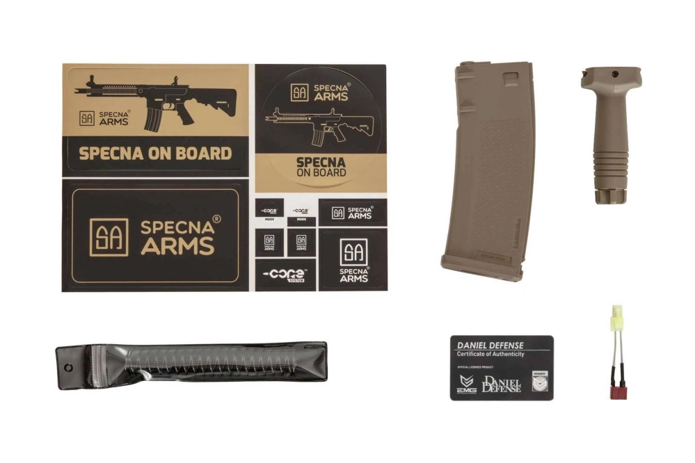 Airsoftová zbraň puškaka Daniel Defense® MK18 SA-C19 CORE™ X-ASR™ - Celoplášťová barva