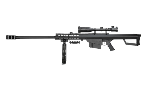 Replika karabinu wyborowego Barrett® M107 z dwójnogiem i lunetą (OUTLET)
