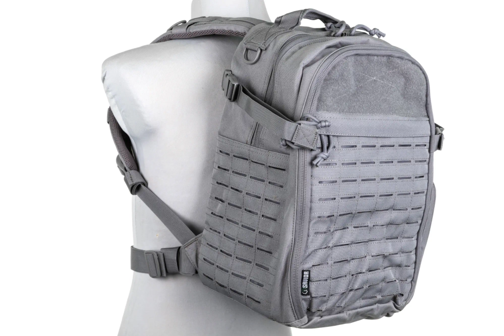 SAVIOR EQUIPMENT Mobile Arsenal Compact Protective Backpack Grey