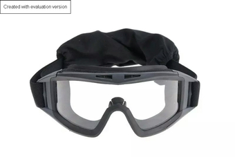 Low-profile goggles - black