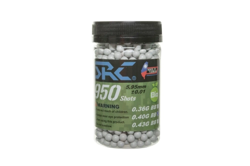 SRC BIO BBs 0.4g bottle 950 pcs White