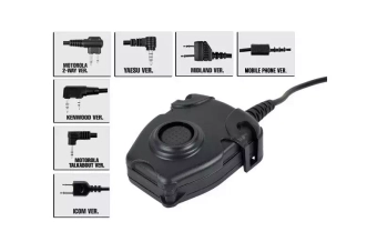 zPeltor Military plug PTT (Yaesu)