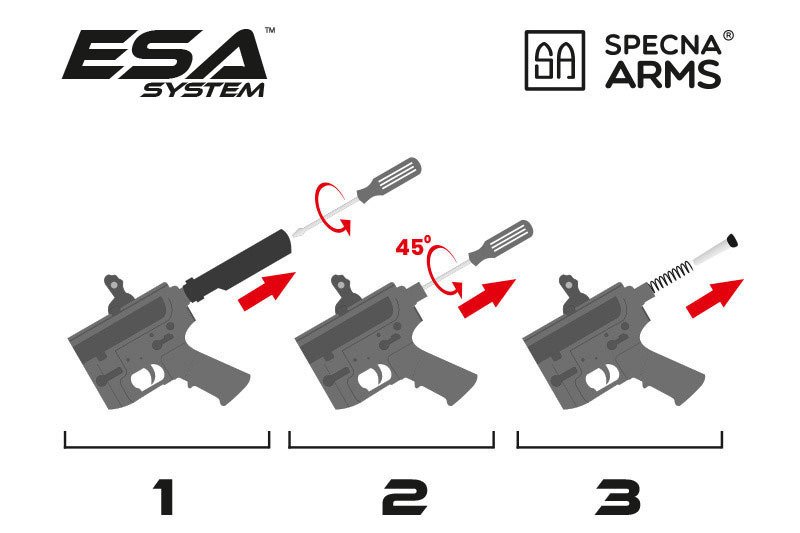 RRA SA-E01 EDGE™ karabijnreplica - zwart