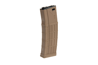 cargador largo hi-cap 450 bolas para réplicas M4/M16 - bronceado