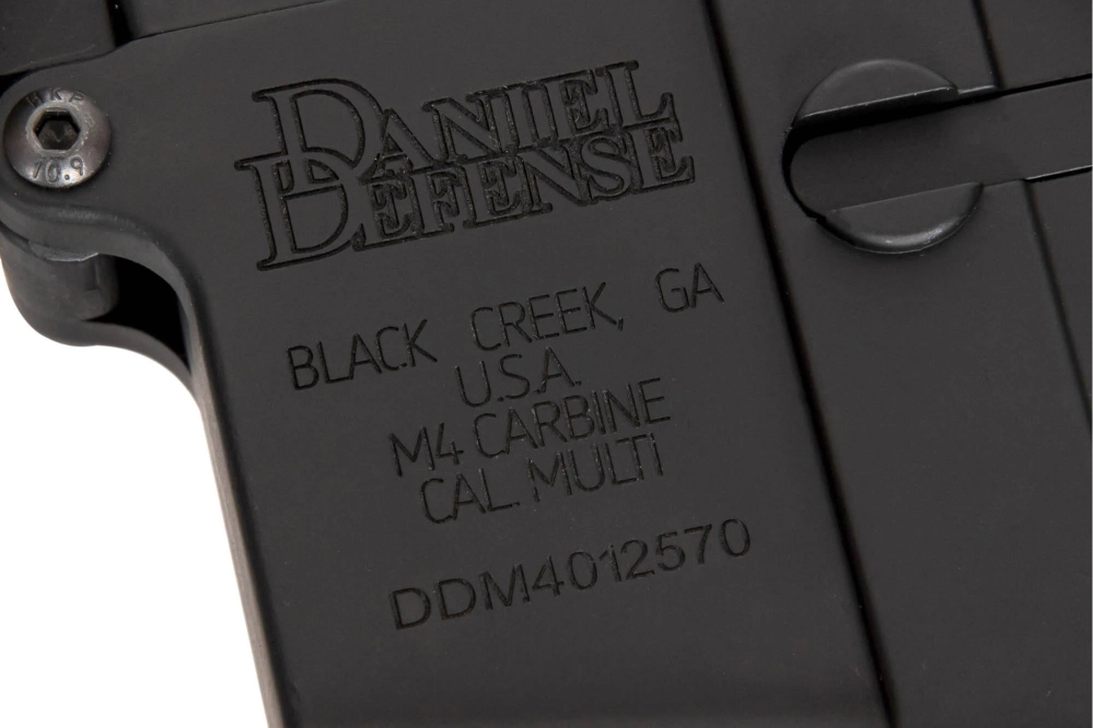 Daniel Defense® MK18 SA-E19 EDGE 2.0™GATE ASTER replika pušky - černá