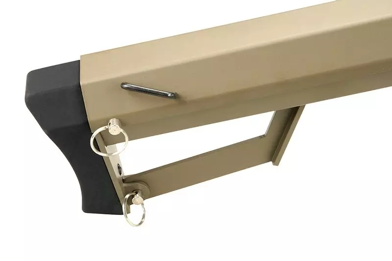 SW-02A sniper rifle replica with scope and bipod - tan