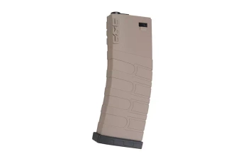 120rd mid-cap magazine for M4/M16 type replicas - tan / black