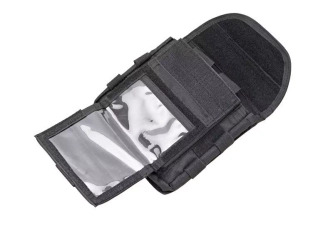 Admin pouch avec porte-cartes - noir