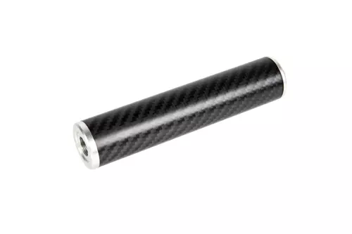 Carbon Silencer 30x150mm - Silver