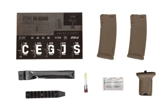 Réplique fusil RRA SA-E07 EDGE™ - Demi-tanné