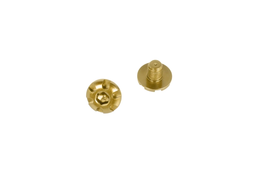 LA Capa Customs V2 S1 7075 aluminium grip screws for TM Hi-Capa replicas Gold