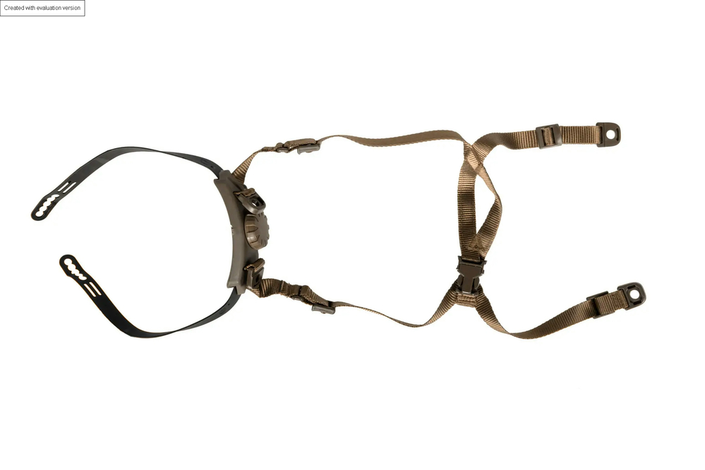 Helmet Webbing and Harness - Tan