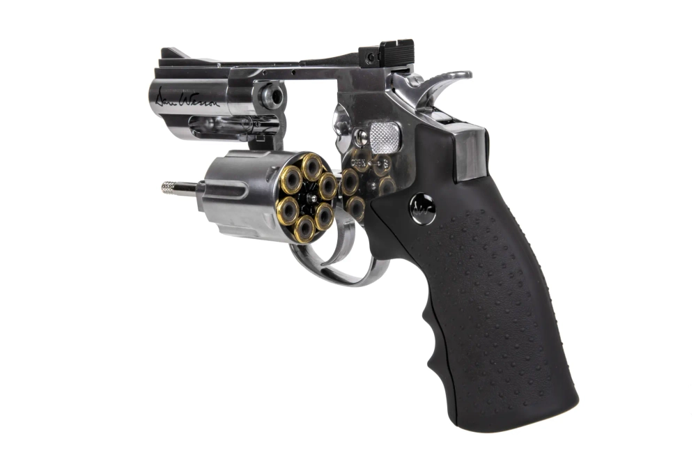 Dan Wesson 2.5" luchtrevolver - Zilver