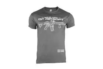 Tričko Specna Arms - Your Way Of Airsoft 02 - šedá/bílá