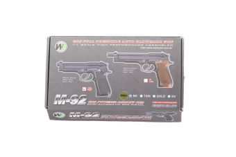 Réplique de pistolet M9A1 - noir (OUTLET)