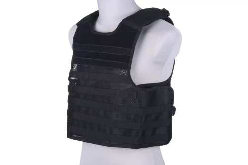 Lekki siatkowy Plate Carrier - czarny