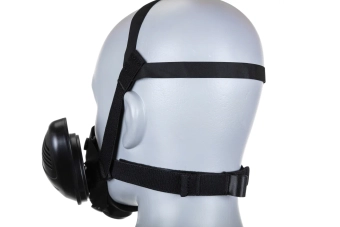 Masque de modélisation respiratoire tactique noir