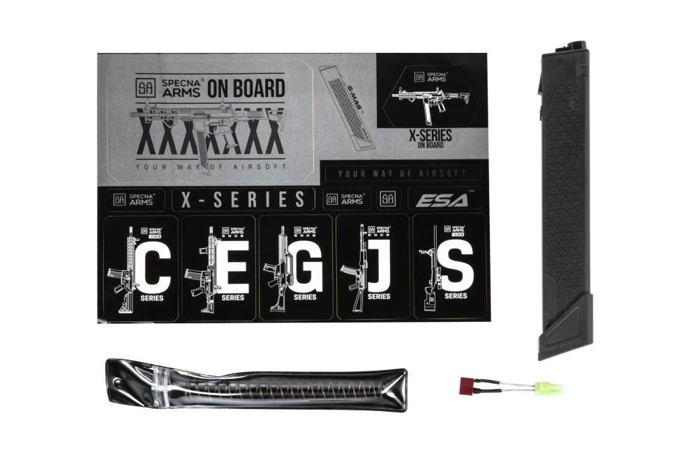 airsoft Specna Arms SA-FX02 FLEX™ HAL ETU™ Mitrailleuse Noir