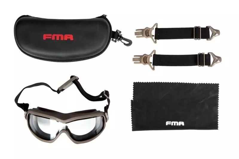 Lunettes de protection Spectra Double Layer - Tan