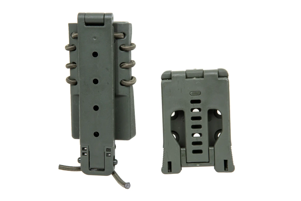 Porta Cargador Wosport Urban Assault Quick Pull 9mm Oliva