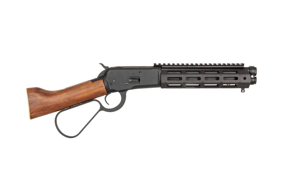Airsoft pušky 1873R (Real Wood) - černá