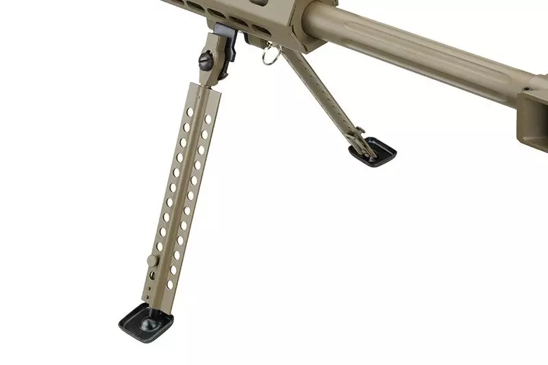 Fusil de airsoft visor y bípode SW-02A - color canela