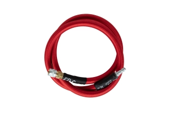 HPA S&F Mk.III gevlochten slang 100 cm - Rood