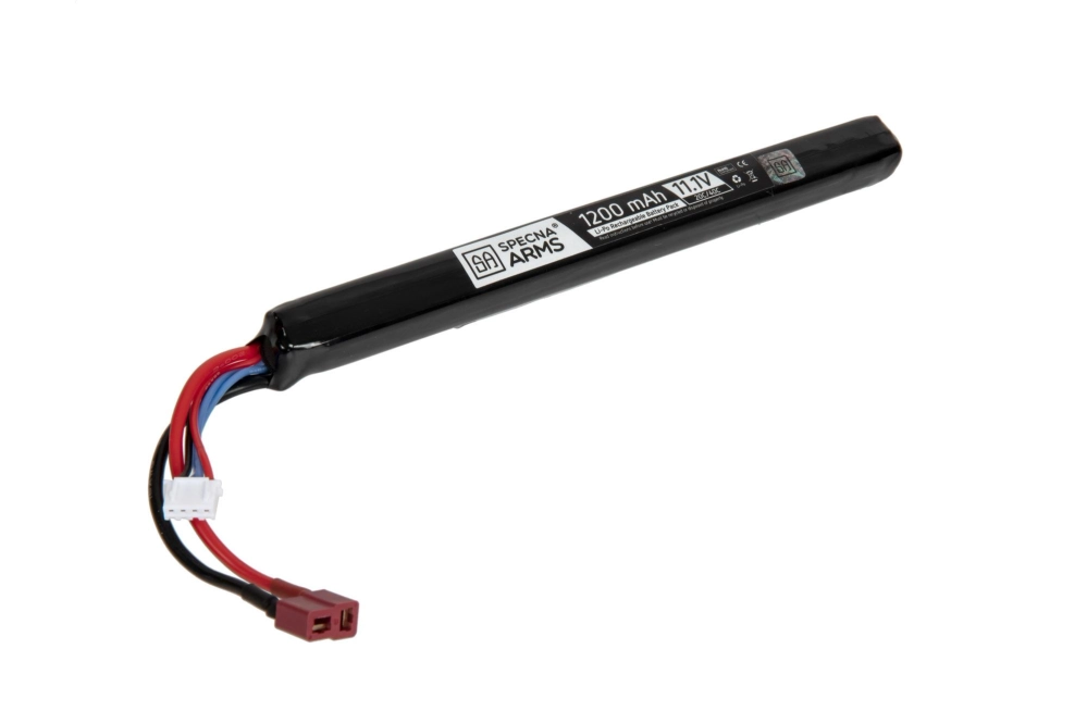 Batería LiPo 11.1V 1200mAh 20C/40C - T-Connect (Deans) bajo la tapa réplicas AK