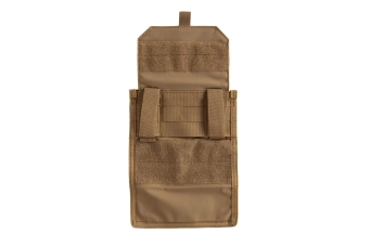 Składany mapnik molle z rzepem - Coyote Brown