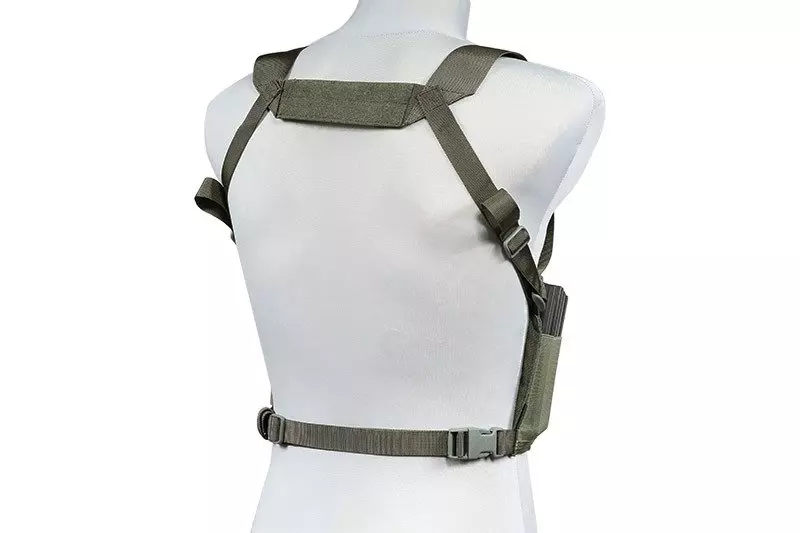 Nízkoprofilová vesta Speed Chest rig - Sage Green