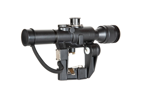 PSO-1 4 × 24 scope replica with illumination and SVD mount