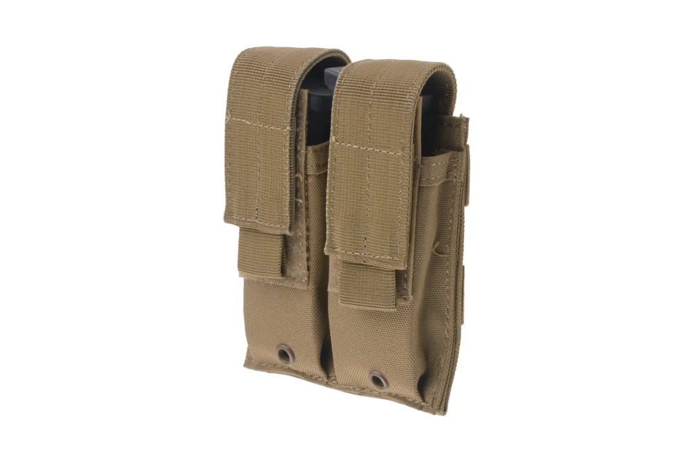 Doble pouch para cargador de munición de pistola - tan
