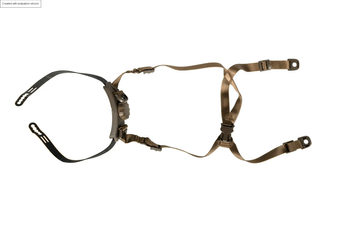 Helmet Webbing and Harness - Tan