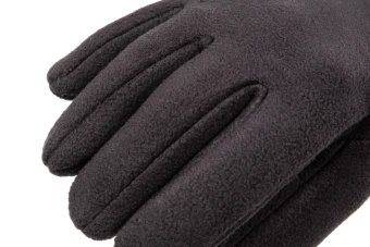 Texar fleece handschoenen met membraan Zwart