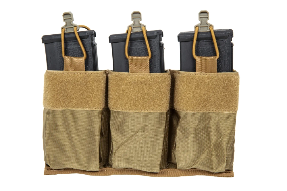 Inserto táctico triple para cargadores de 7,62 mm Wosport Coyote Brown