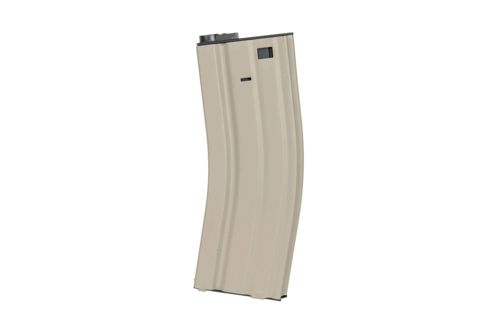 Cargador mediano de 120 balas para réplicass de M4 / M16 - color canela