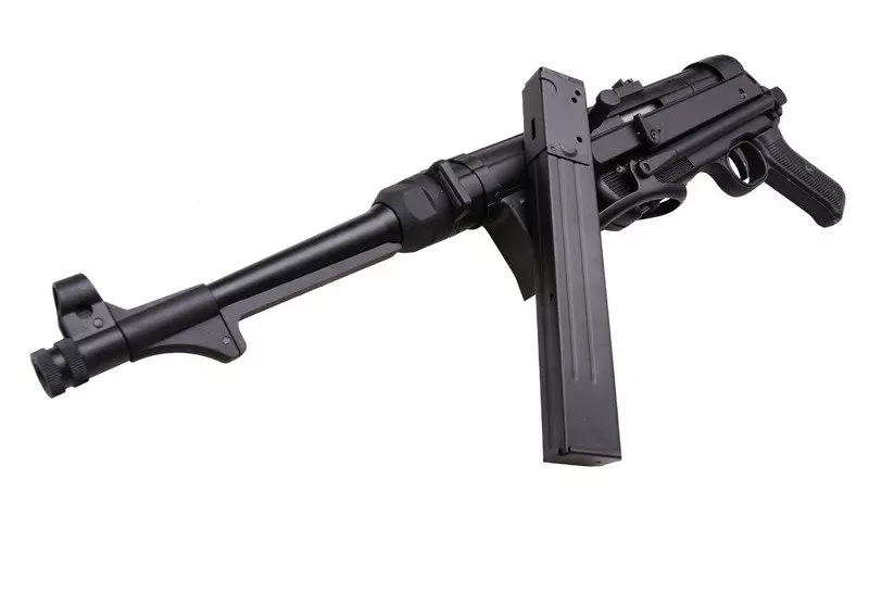 MP007 machinepistool replica - zwart (OUTLET)